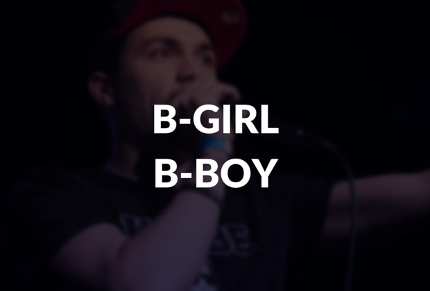 B-girl and B-boy defined.