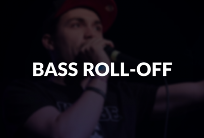 Bass roll-off defined.