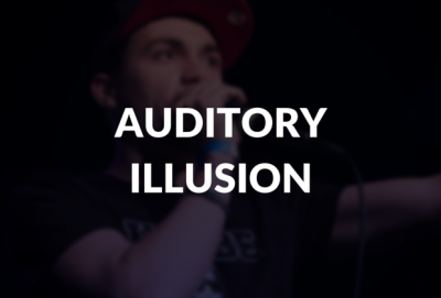 Auditory illusion definition.