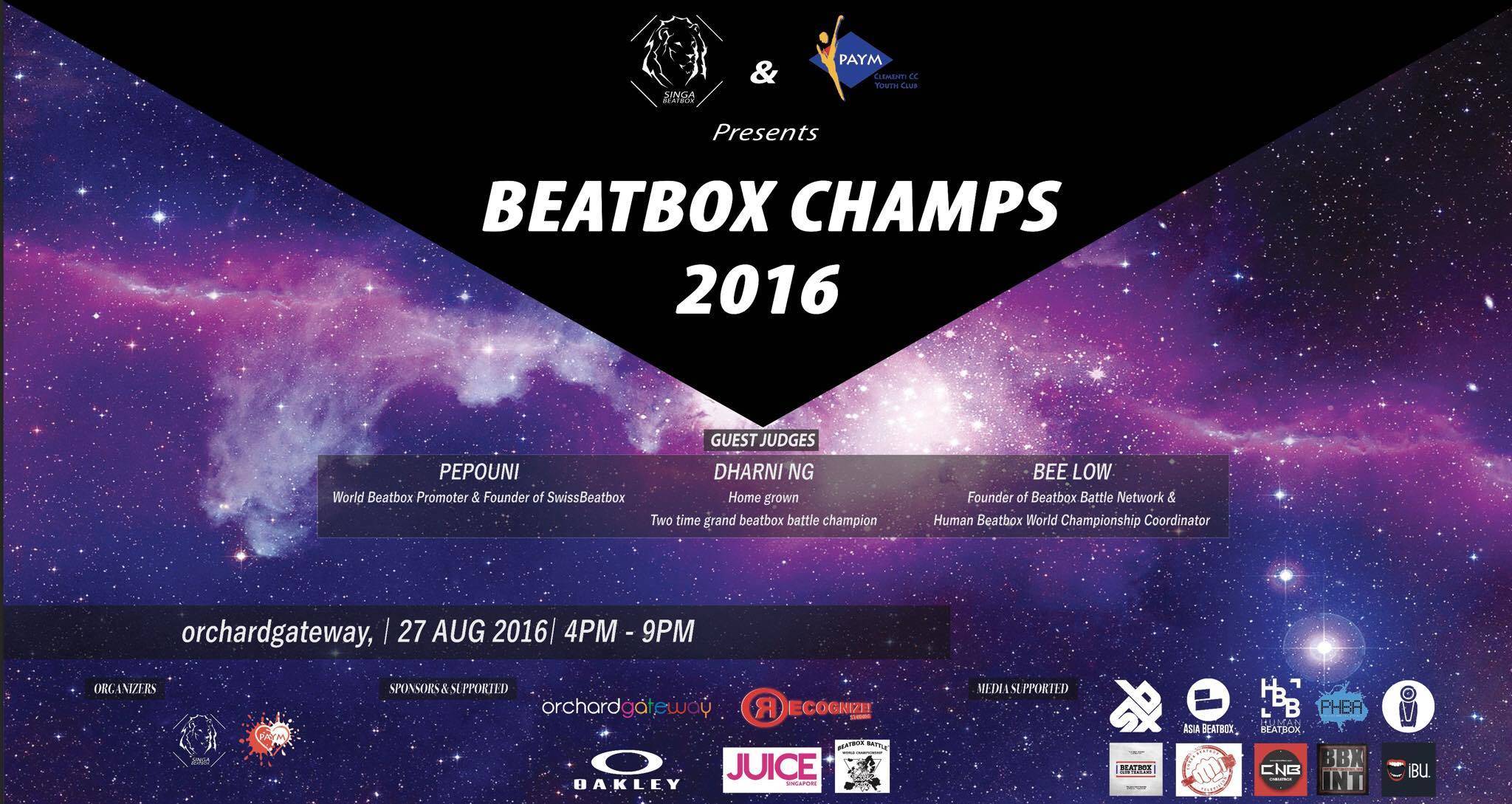 First annual singapore beatbox championship 2016
